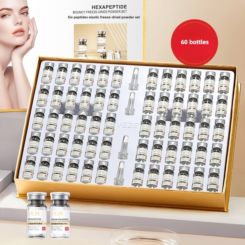 Luxury Skincare Brands - Hexapeptídeo pó liofilizado essência anti-rugas desvanece-se