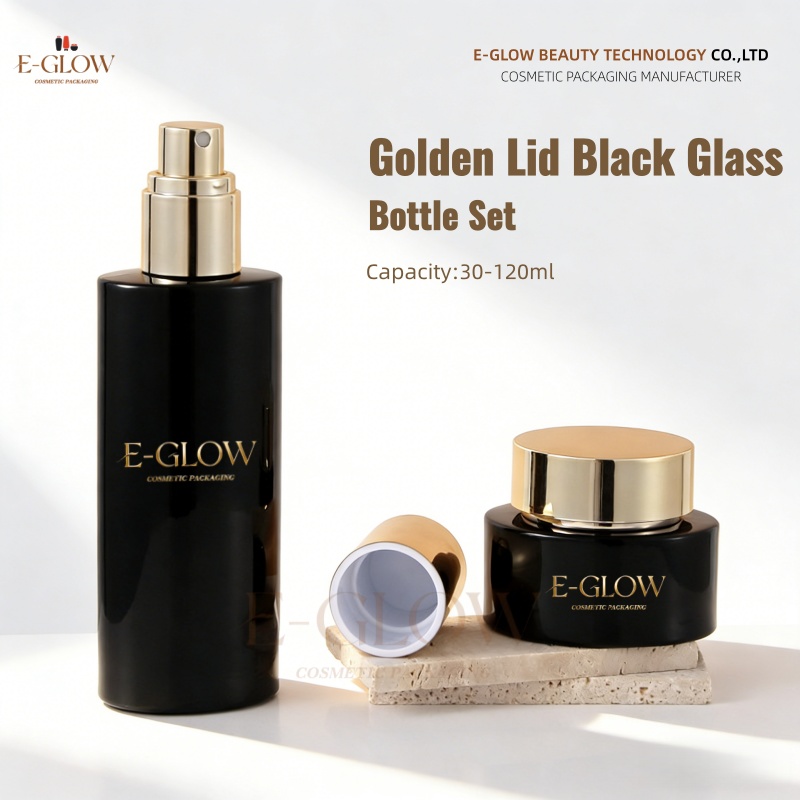 Luxury Skincare Logo - 【Logotipo Personalizado】1 Unidade Frasco de Luxo
