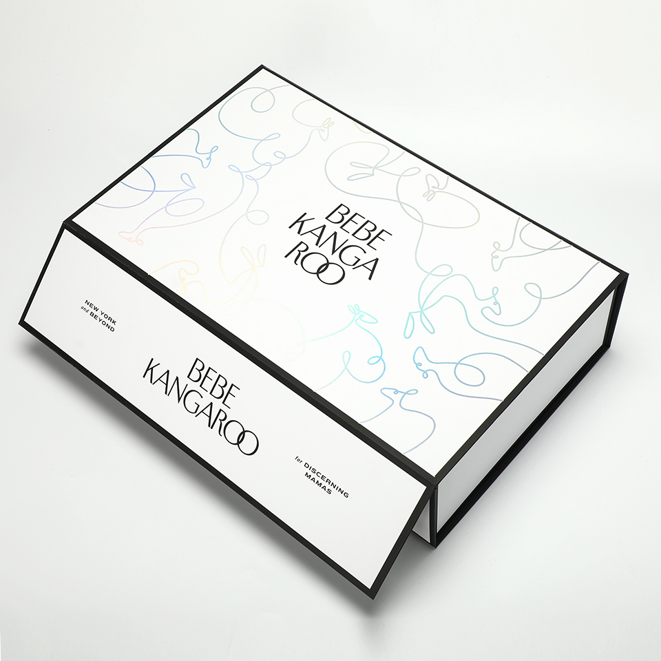 Caixa de Presente de Papelão R - Luxury Skincare Logo avaliação e preço
